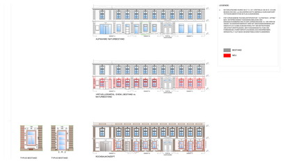 Schwarzspanierhof - Denkmalfassade